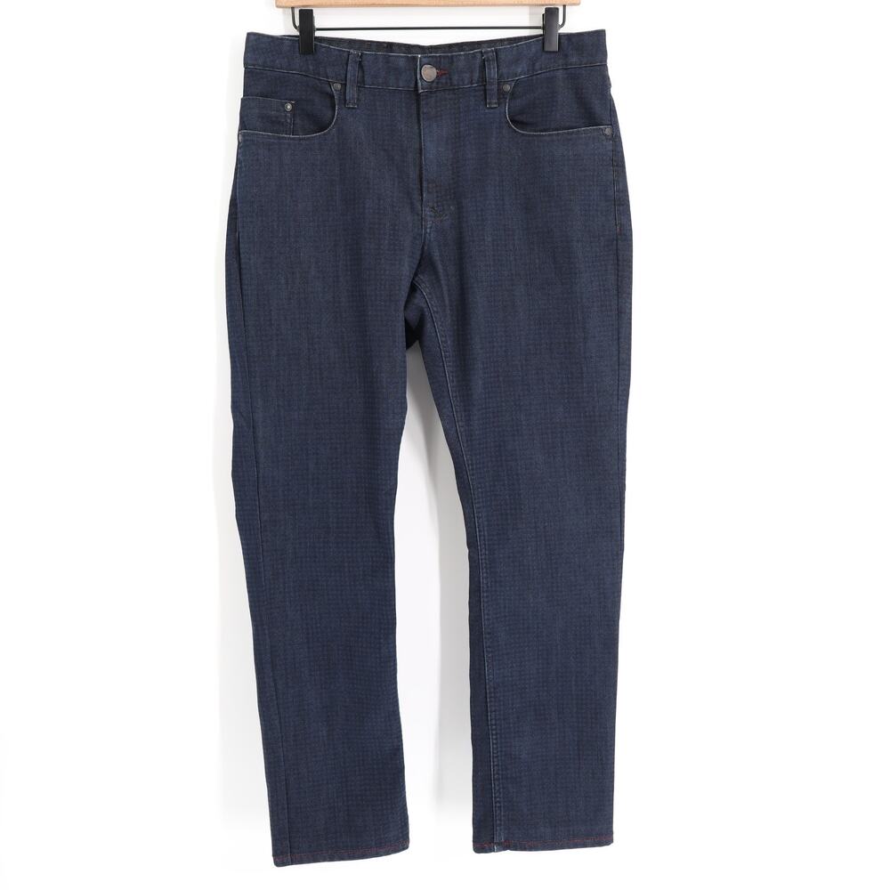 Robert Graham Classic Yates Straight Leg Men's Dark Blue Jeans Sz 33x29